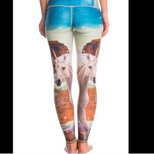 New w/ tags Teeki leggings - unicorn wrangler